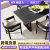 Mesas y Sillas Personalizadas para Patios Exteriores Transfronterizas, Mesas y Sillas de Aleación de Aluminio de Alta Gama para Balcones, Muebles de Jardín para Exteriores Resistentes al Sol