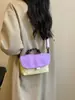 Bolsa de verão leve, versátil e de grande capacidade para meninas, modelo novo 2026, bolsa de tecido fashion color-blocking, bolsa de ombro e transversal