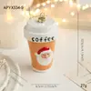 Adornos de plástico coloridos para botellas de bebidas, café y vino, decoraciones de Papá Noel y árbol de Navidad, suministros para arreglo de ambiente decorativo