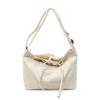2025 Novo Estilo Casual Simples Estudante Aula Trabalho Bolsa Tote Feminina Leve Grande Capacidade Casual Transversal Bolsa de Pano