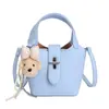 Bolso Único con Textura Bolso Tote Pequeño para Mujer Primavera 2026 Nuevo Bolso Cubo Simple Bolso de Hombro Cruzado Set