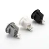 Botón interruptor redondo de 16 mm de dos pines, dos velocidades, tres velocidades, interruptor pequeño para embarcaciones de baja potencia con luz, interruptor redondo pequeño