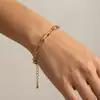 Amazon Pulsera de Cadena Cuadrada Dorada para Mujer Estilo Europeo y Americano Simple Lujo Ligero Accesorios de Joyería para Mano Ajustables Venta al por Mayor
