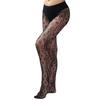 Medias Sexy de Comercio Exterior Pantalones de Malla Jacquard Sexy Estampado de Leopardo Hueco Tentación Medias de Red Pantyhose de Fondo al por Mayor