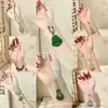 Colgante de Buda de Jade Hetiano Jadeíta Natural, Colgante de Cerradura de Nube Propicia de Calabaza Guanyin de Jade Hetiano, Colgante de Jade para Hombres y Mujeres