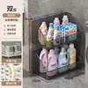 Estante lateral de almacenamiento multifuncional para lavadora, estante de balcón de varias capas de pie, cesta de almacenamiento para espacios estrechos, organizador de huecos, carrito pequeño