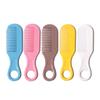 Venta Directa de Fábrica Peine para Cabello de Bebé Peine de Seguridad Portátil Peine para Cabello de Recién Nacido Que No Lastima el Cabello