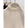 Top de punto base con cuello medio alto de encaje Guangzhou Otoño/Invierno Ropa interior Adelgazante Suave y pegajoso Cálido Top moderno