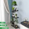 Estante de Flores de Acero Inoxidable de Piso a Techo para Suculentas en Repisa de Ventana Saliente, Estante de Almacenamiento Ahorrador de Espacio para Balcón de Casa, Adecuado para Colgar Potos