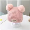 Gorro Infantil para Otoño e Invierno, Lindo y Adorable Gorro de Lana Tejida para Niños, Grueso y Cálido con Protección para los Oídos a Prueba de Viento para Niñas