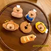 Promoção Especial Broche Capivara Desenho Animado Fofo Boneco de Pelúcia Alfinete de Boneca Design de Joia Acessórios Pequenos de Nicho