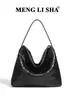 Bolsa de Palha Grande Capacidade Nova Tendência Retrô Estilo Coreano, Bolsa de Ombro Transversal para o Dia a Dia, Bolsa de Mão Fashion