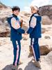 Chamarra de uniforme escolar para primaria ropa de otoño e invierno ropa para clase de deportes de primer grado ropa engrosada para jardín de infantes ropa de primavera y otoño