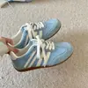 Zapatillas blancas estilo coreano 2026 primavera y otoño nuevas finas casual retro Zapatos Forrest Gump suela blanda cómodas transpirables zapatos de mujer