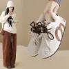 Invierno Dacio Versión Coreana Nuevos Zapatos Forrest Gump para Mujer 2025 Bordados Estudiante Deportivos Transpirables Casuales Suela Gruesa Y16-2