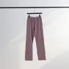 Pantalones Casuales de Pierna Recta de Modal de Cintura Alta Estilo Lulu, Adelgazantes y con Caída, Pantalones Anchos Sueltos para Mujer, Nuevo Artículo