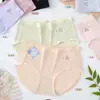 Fabricante de Ropa Interior de Alta Calidad al por Mayor Calzones de Algodón para Mujer, Calzones de Algodón Triángulo Talla de Mujer, Cómodos para Mujeres Mayores, Fibra Suave, Adecuados para Transmisiones en Vivo