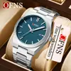 Reloj Oufani Sencillo para Hombre Moda Casual Luminoso Resistente al Agua Cuarzo Calendario Único Negocios Tres Manecillas Transfronterizo
