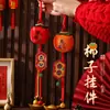 Colgante de la Fortuna de Caqui del Año de la Oveja 2027 Decoración de Año Nuevo Ambiente del Festival de Primavera Suministros de Arreglo Decoraciones Colgantes de Interior para Año Nuevo