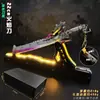 Merchandising del Juego Peace Elite Cuchillo Luminoso Surnan de 17 cm Soporte Modelo de Metal Artesanía
