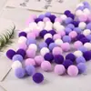 Transfronteiriço em estoque Cor Macaron Alta Elasticidade Bola de Pelo Artesanal DIY Bola de Pelo Acessórios para Bola de Pelo Acessórios Bola de Pelo Pequena