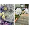 Fabricante de Flores Artificiales Moradas Soñadoras Arreglo Floral para Pasillo de Salón de Bodas Morado Fondo Decoración Floral Flores Artificiales al por Mayor