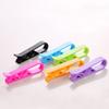 2 piezas de clip sujetador de bolsa de basura de color caramelo clip lateral para cubo de basura clip anticaída clip antideslizante lateral para cubo de basura