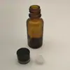 Em Estoque Frasco de Óleo Essencial Marrom 50ml Frasco de Vidro Marrom à Prova de Luz Frasco Vazio Frasco Dispensador de Amostra Cosmética de Alto Padrão