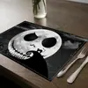 Manteles Individuales Decorativos de la Serie de Halloween Más Vendidos, Tapetes Decorativos de Mesa, Tapetes Drenantes de Cocina Absorbentes de Agua, Secado Rápido, Fácil Cuidado
