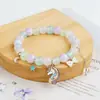 Pulsera Nueva Estilo Coreano con Cristales de Conejito Lindo, Joyería de Pulsera para Estudiantes, Sensación de Alta Gama para Niñas