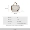 Bolsa Tote de Lona Gruesa Estilo Coreano de Alta Calidad con Textura para Viajes Diarios Artísticos Portátil Estudiante Escuela Bolso de Hombro Único para Mujer