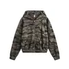Sudadera con capucha camuflaje retro americano, cárdigan casual de otoño moderno de corte holgado para hombre, chaqueta de béisbol para pareja