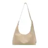 Bolso de Cuero Suave de Gran Capacidad para Mujer 2026 Nueva Moda Bolso de Hombro con Cadena para Debajo del Brazo Color Sólido Casual para el Trabajo Bolso Tote