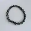 Pulsera de Energía de Cálculo Biliar Natural Negro Transfronteriza Cuentas Magnéticas de Terahertz Pulsera Magnética Venta al por Mayor Cuentas Hechas a Mano