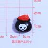 Mini fantasma de Halloween creativo hecho a mano DIY pegamento de crema funda de teléfono tocado pasador accesorios de resina venta al por mayor