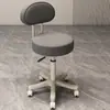 Salão de Beleza Barbeiro Banqueta Cabelereiro Manicure Maquiador Banqueta de Trabalho Grande Roda Cadeira para Casa Giratória de Maquiagem
