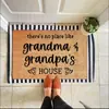 Alfombra con Tema de Elementos de Letra Gótica Transfronteriza Felpudo Antideslizante para Entrada de Puerta Alfombrilla Absorbente para Entrada de Baño