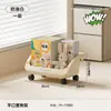 Estante de Almacenamiento para Mochilas Escolares, Estante de Almacenamiento para Escritorio de Estudiante con Ruedas, Carrito de Almacenamiento Multifuncional para Snacks al por Mayor