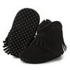 Comércio Exterior Outono e Inverno Popular Calçados de Bebê Franja Botas Personalizadas Botas Quentes Sola Macia Antiderrapante Calçados para Crianças Pequenas Fortalecido Sem Deformação