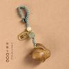 Série Romântica Sandália Verde DIY Zodíaco Coelho Cordão de Celular Charme de Celular Artístico Retrô