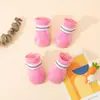 Nuevos zapatos de malla transpirable para perros pequeños y medianos, como Teddy y Bichón, protectores de patas para mascotas antideslizantes y anticaída, disponibles para venta al por mayor