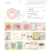 Empaque del Club - Pastel de Crema Original Decoración Collage de Cinta Washi Animales Lindos Manual Base de Tira para Tirar Collage