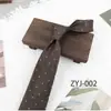 Gravata de Seda Poliéster Listrada para Homens, Acessório de Vestuário Formal Casual de Negócios, Gravata Jacquard Amarrada à Mão 8cm Atacado