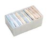 Caja organizadora divisoria artifacto de almacenamiento de ropa para pantalones plegable de tablero de PP caja de almacenamiento transparente para armario de noche de dormitorio