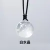 Runya Cristal Venda Quente Transfronteiriça Pingente de Bola de Cristal Natural Joias de Bola de Cristal Natural Polidas Finamente Atacado