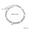 Pulsera de Venta Caliente Transfronteriza Acero Inoxidable Moda Cadena de Eslabones Creativa Cadena Geométrica Estilo Simple Joyería de Pulsera de Gama Alta