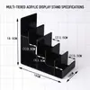 Suporte de Exibição Multicamadas em Acrílico Plexiglass Transparente Adequado para Suporte de Exibição de Carteiras Props de Exibição de Produtos Joia Olho