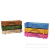 Caja de Madera Retro para Suculentas del Hogar O Adornos Rectangulares Madera Vieja Zakka Maceta de Madera Creativa Exhibidor de Plantas Suculentas