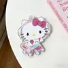 Patch de Acrílico Dupla Face Embossado Desenho Animado Hello Kitty Transfronteiriço Fivela de Puxar Fácil Patch Ins Insígnia de Grampo de Cabelo Fofo