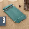 Funda de Almohada Cuadrada Almohada Funda de Almohada Cuero Almohada de Cuero Funda de Núcleo de Almohada de Cuero Sin Relleno Cremallera Única Funda de Almohada de Palacio Funda de Almohada para Columna Cervical